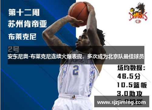 安东尼奥-布莱克尼连续火爆表现，多次成为北京队最佳球员